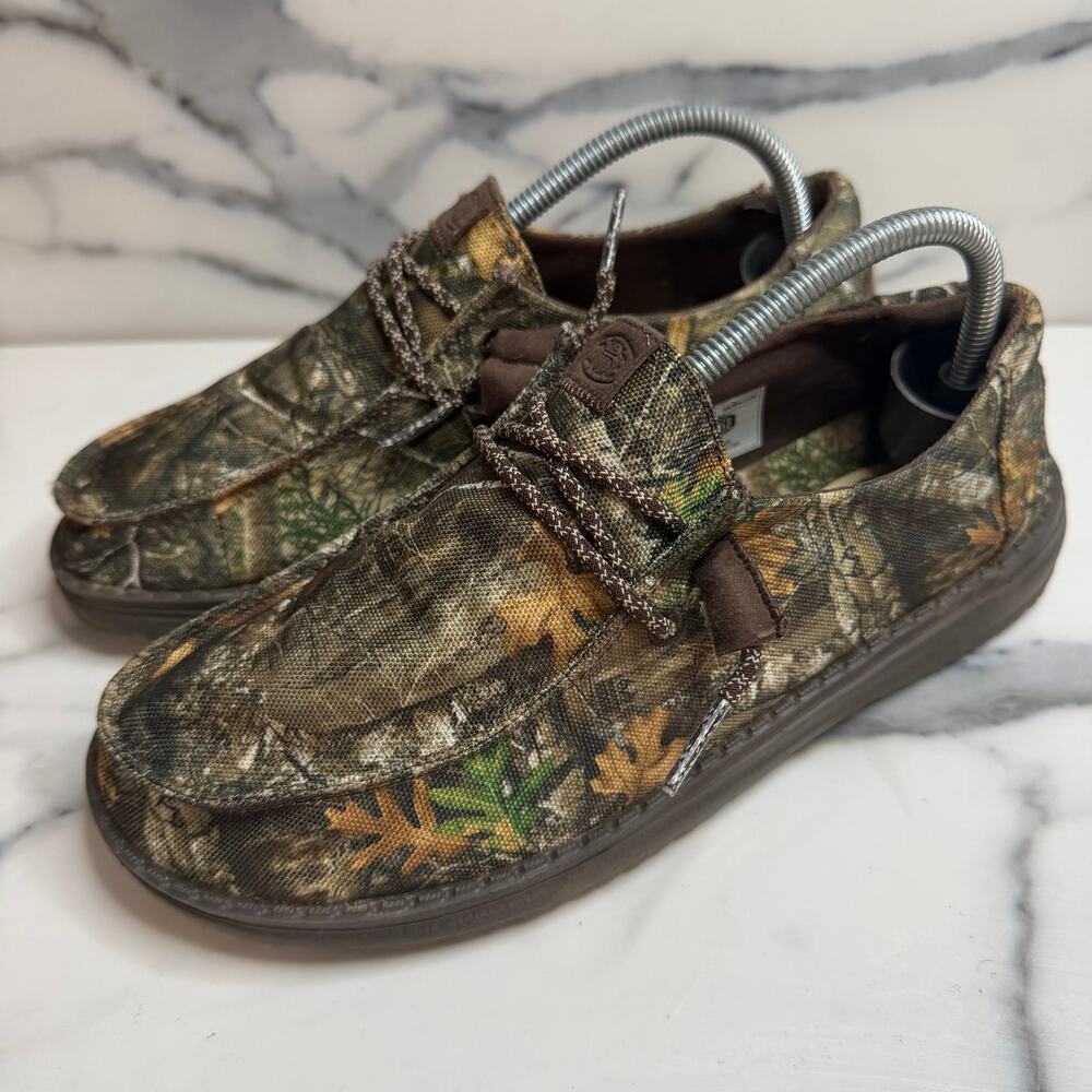 Hey Dude Women's Realtree Edge Wendy Shoes Sz 7 Camouflage Hunt Casual Slip-On - Picture 3 of 7